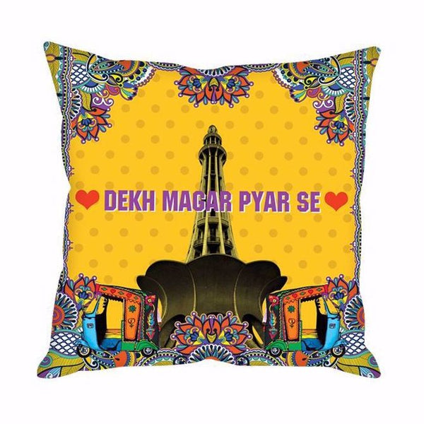 DEKH MAGAR PYAR SEY CUSHION COVER