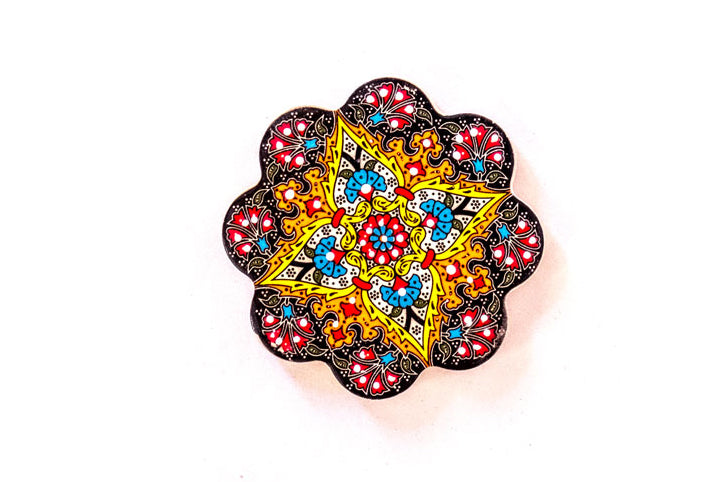 Mandala shaped coasters