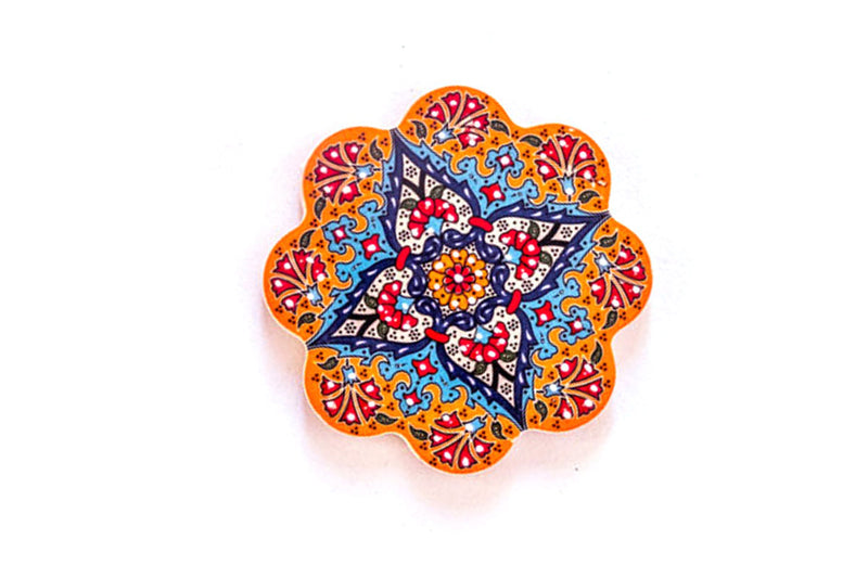 Mandala shaped coasters