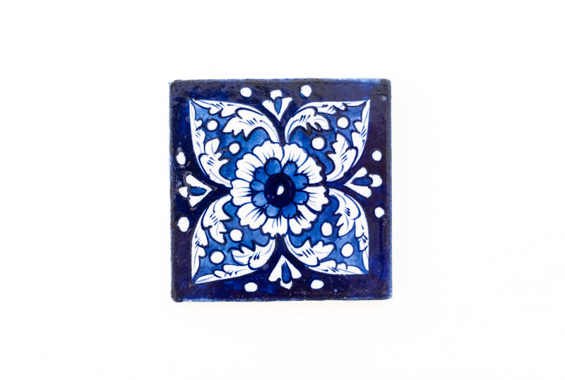 Blue square coasters